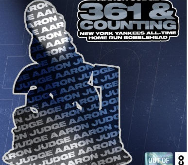 FOCO Releases Aaron Judge New York Yankees 361 Home Run Bobblehead