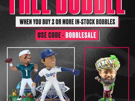 FOCO:  Huge Bobblehead Sale!