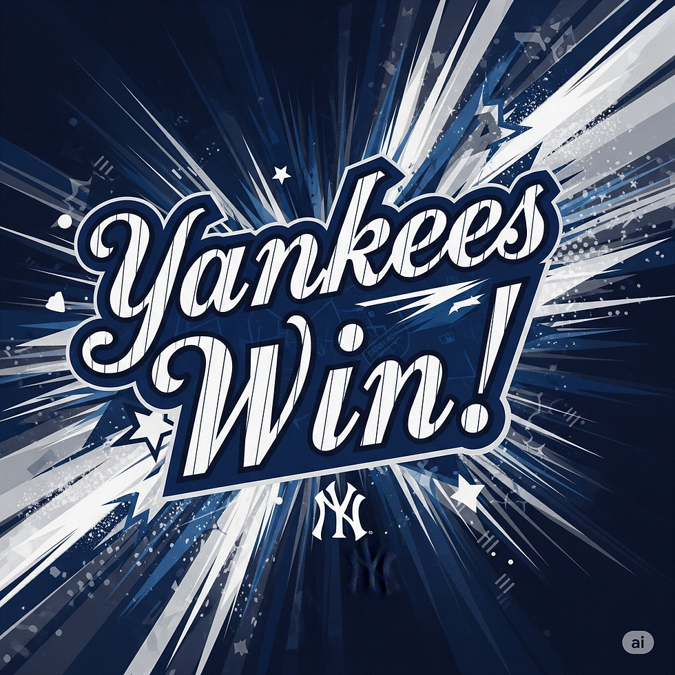 Yanks Win, Making It 3 In A Row!