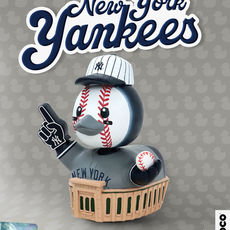 FOCO: New York Yankees Thematic Bobble Duck Mini Bobblehead