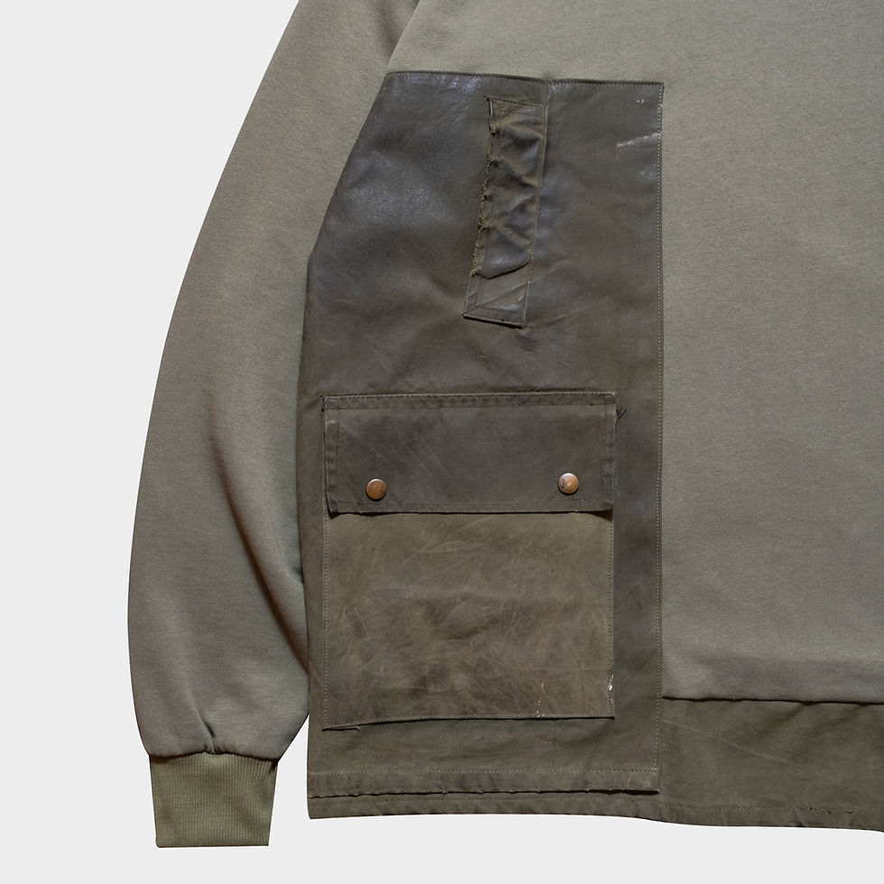 Küçük resim: Reworked Vintage Barbour LN Sweatshirt