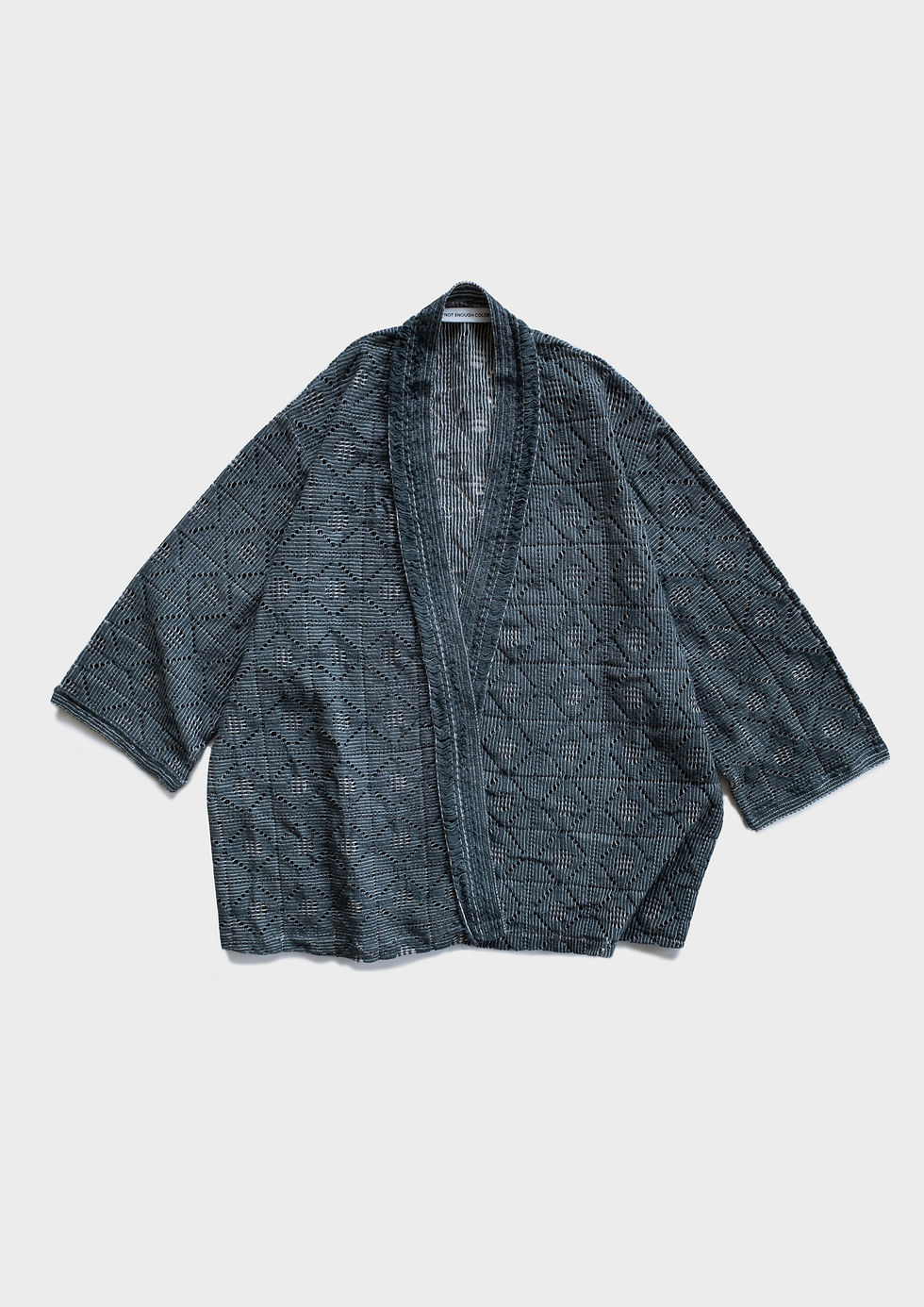 Küçük resim: Dark Khaki Lace Kimono