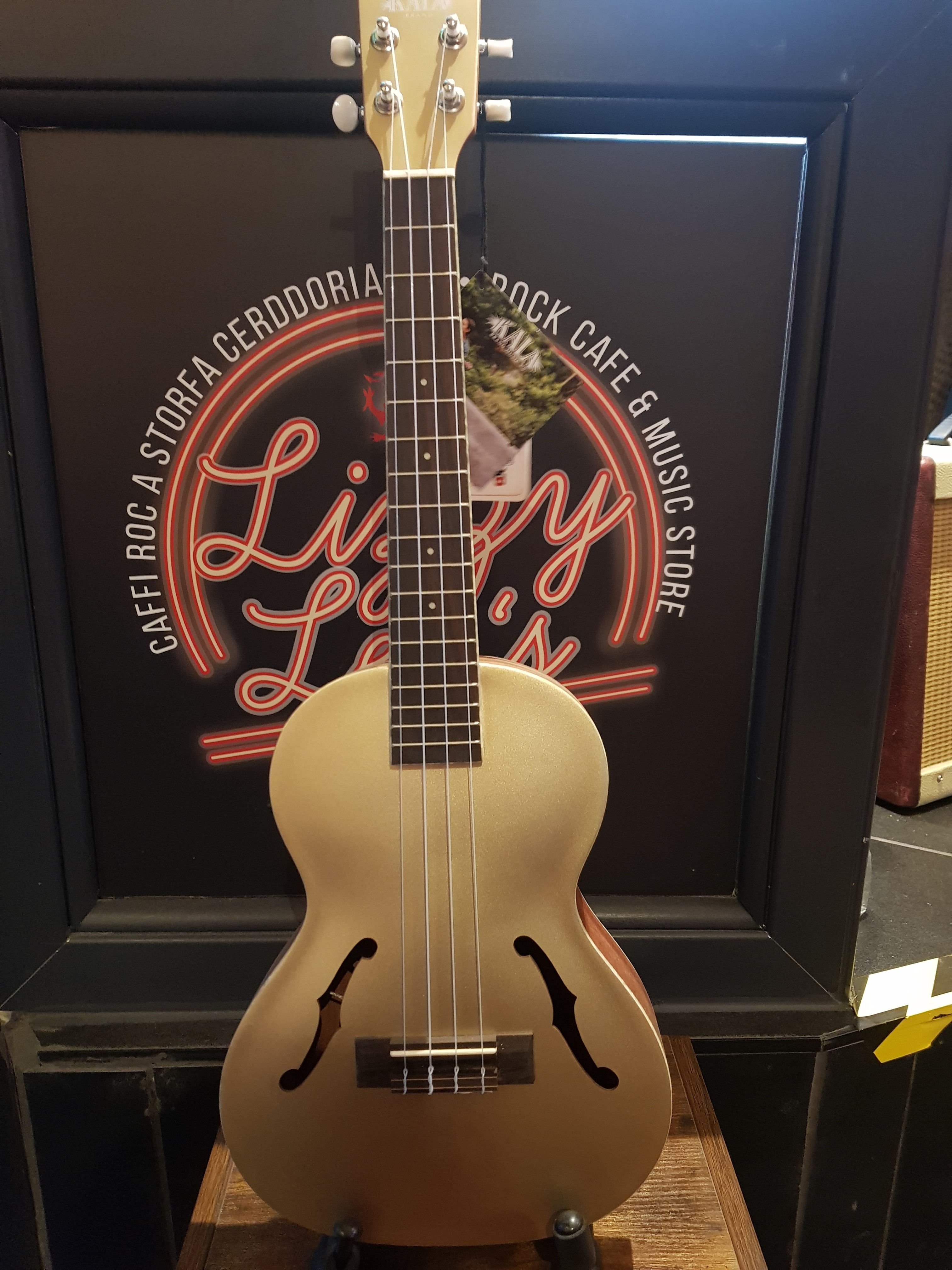 Kala Gold Arch Top Electro-Acoustic Ukulele
