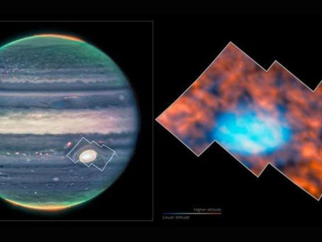 Webb descubre fenómenos inesperados sobre la Gran Mancha Roja de Júpiter