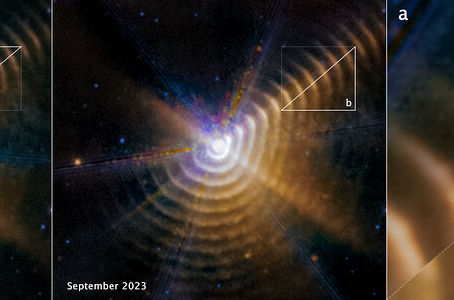 El telescopio Webb descubre cómo se forman y expanden conchas de polvo ricas en carbono