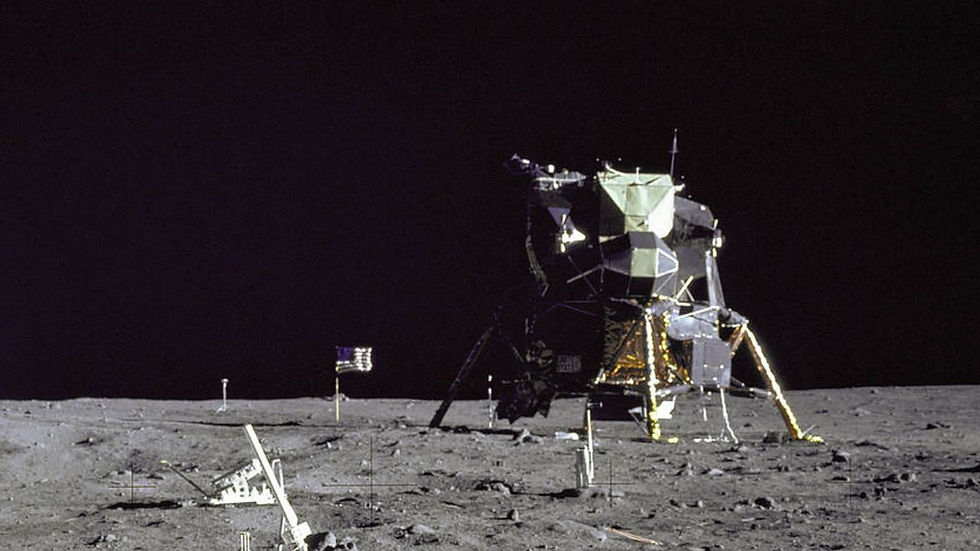 El arriesgado alunizaje del Apolo 11