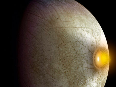Los impactos de cometas podrían traer ingredientes para la vida al océano de Europa, Júpiter