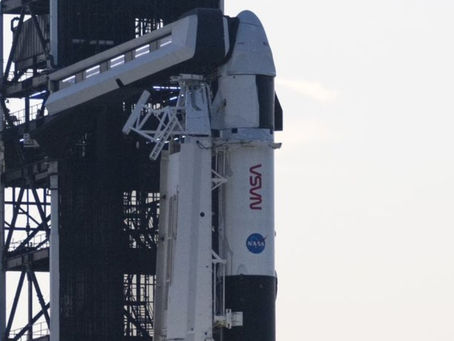 Todo listo para el lanzamiento de la séptima misión tripulada de la NASA y SpaceX a la Estación Espa