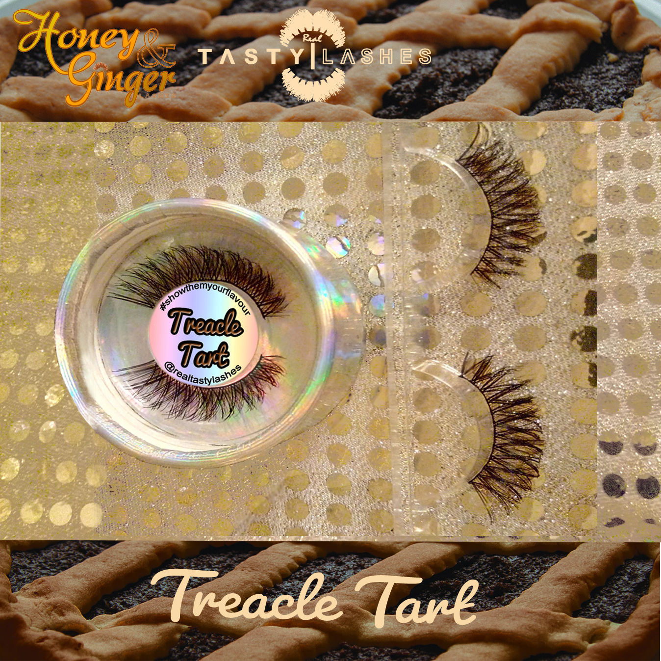 Treacle Tart (2 pairs of lashes + adhesive)