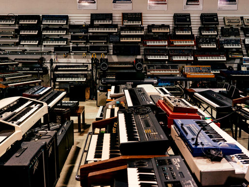 Rare Analog Keyboards in Thrift Stores