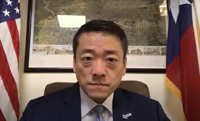 Texas state Representative Gene Wu, chair of the House Democratic Caucus; Creator/YouTube Screenshot