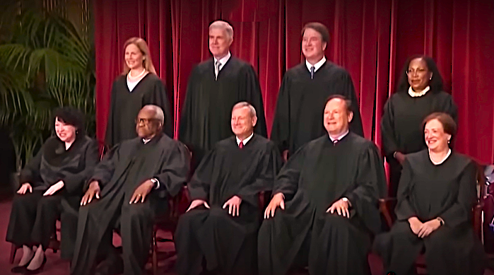 Current SCOTUS Justices; Creator/Screen Capture Youtube