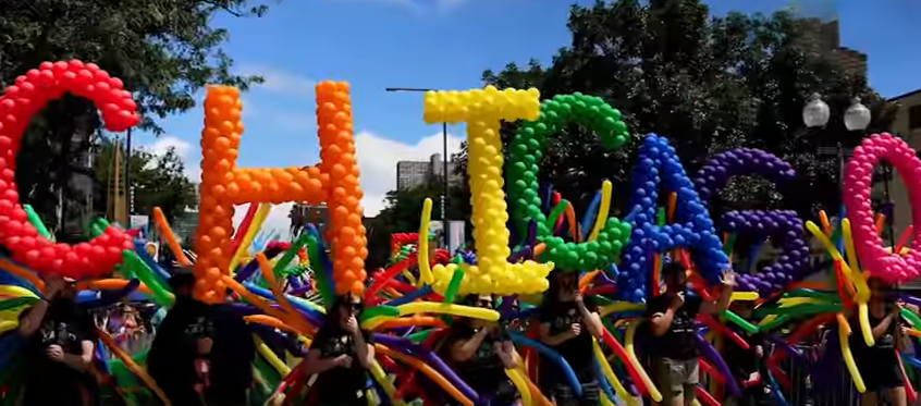 Chicago Pride Parade 2025 Creator/Youtube Screenshot