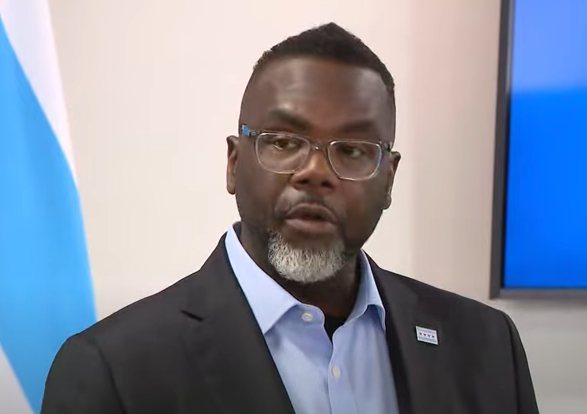 Chicago Mayor Brandon Johnson; Creator/YouTube Screenshot