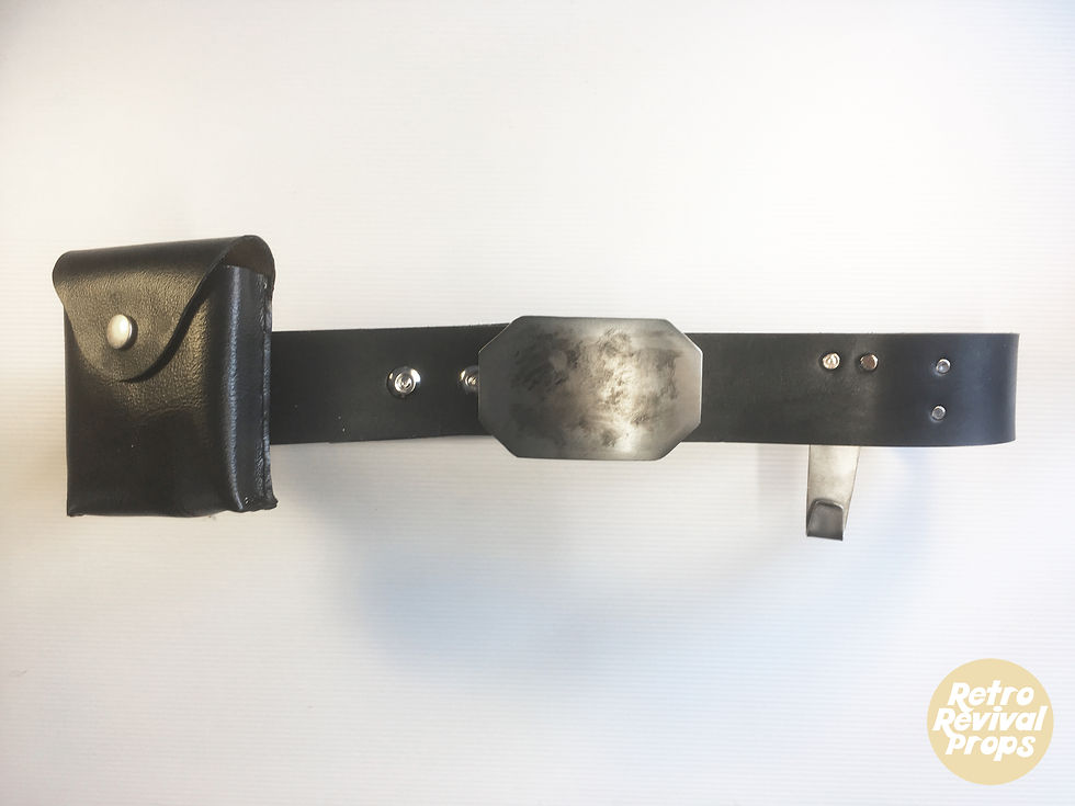 Thumbnail: Luke Skywalker Cosplay Belt & Buckle with Lightsaber Hook | Star Wars Costume