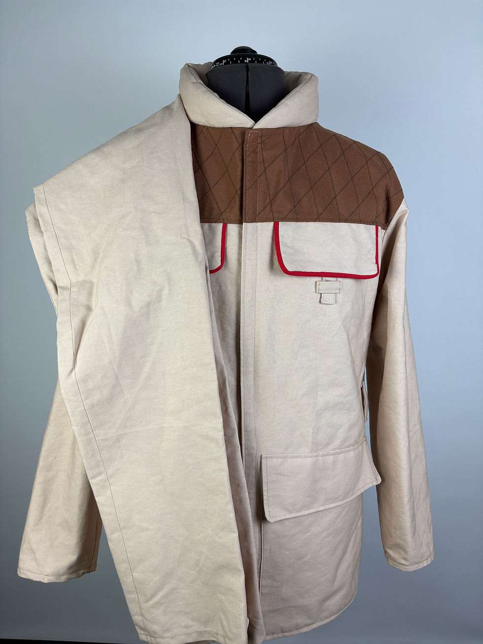 Thumbnail: General Rieekan Handmade Rebel Echo Base  Hoth Council Coat | Star Wars Cosplay