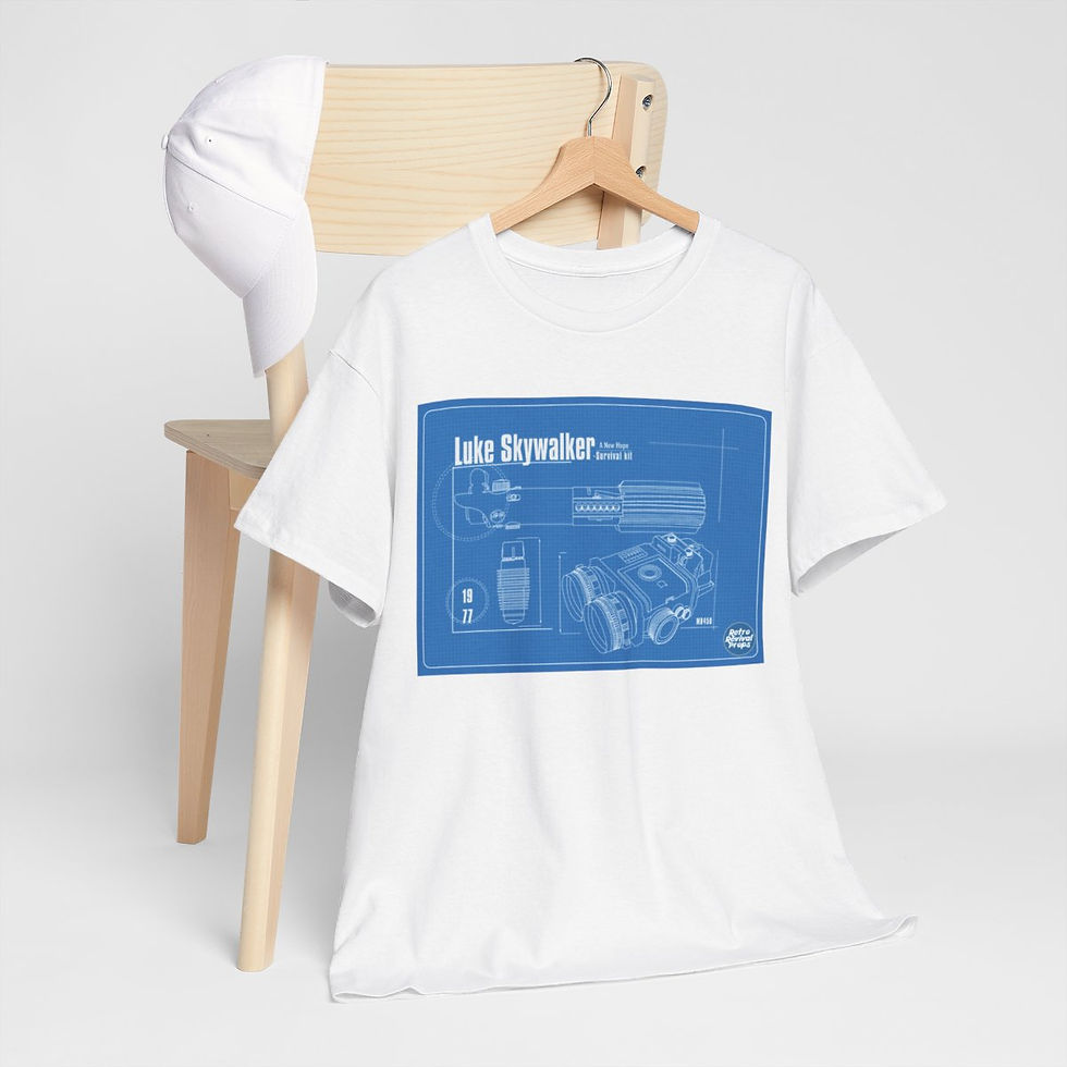 Thumbnail: Star Wars Luke Skywalker Tee | Unisex Heavy Cotton T-Shirt | Cosplay & Fan Apparel