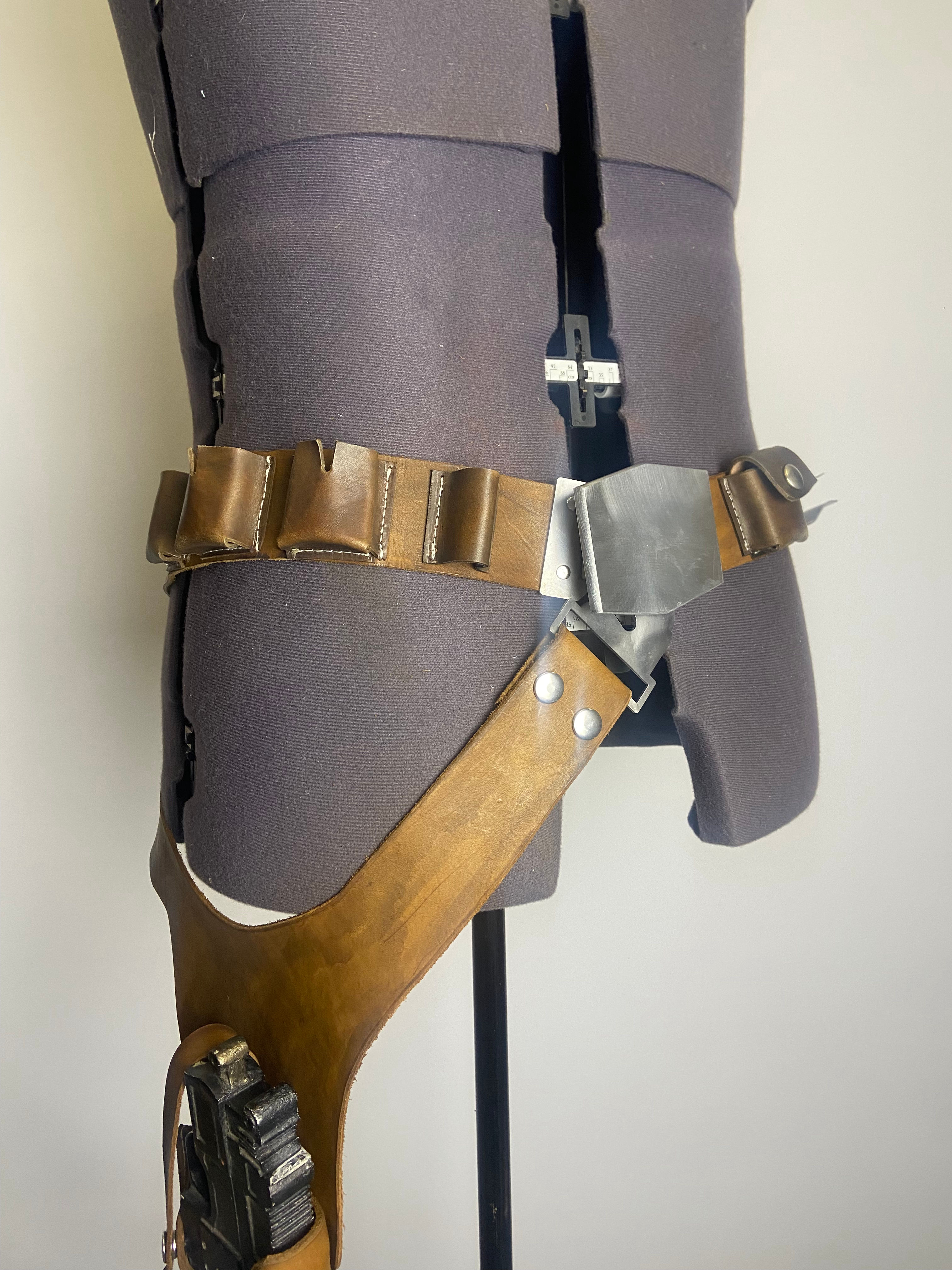 Han Solo Utility Cosplay Belt & Holster Rig | Star Wars Costume Accessory