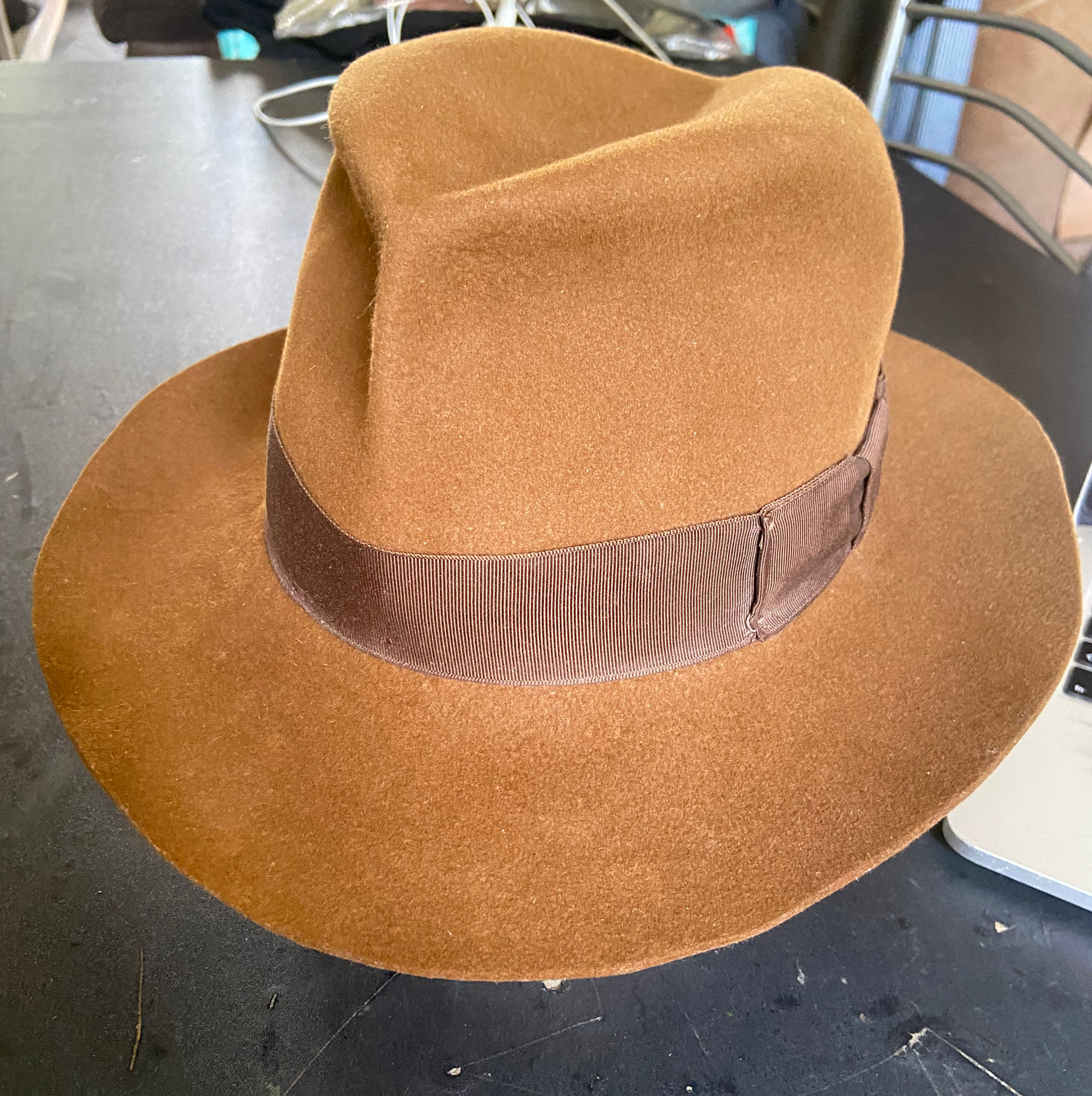 Temple of Doom Indiana Jones Fedora Hat - Rabbit Fur