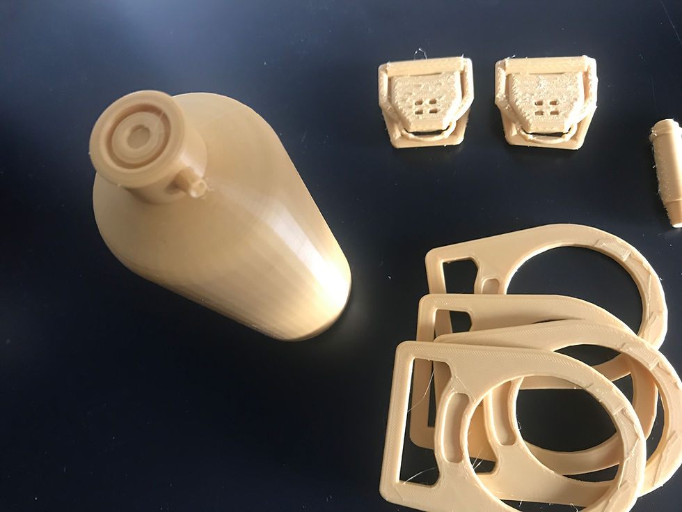 Thumbnail: Cal Kestis 3D Printed Parts | Unfinished Sci-Fi Cosplay Components Fallen Order