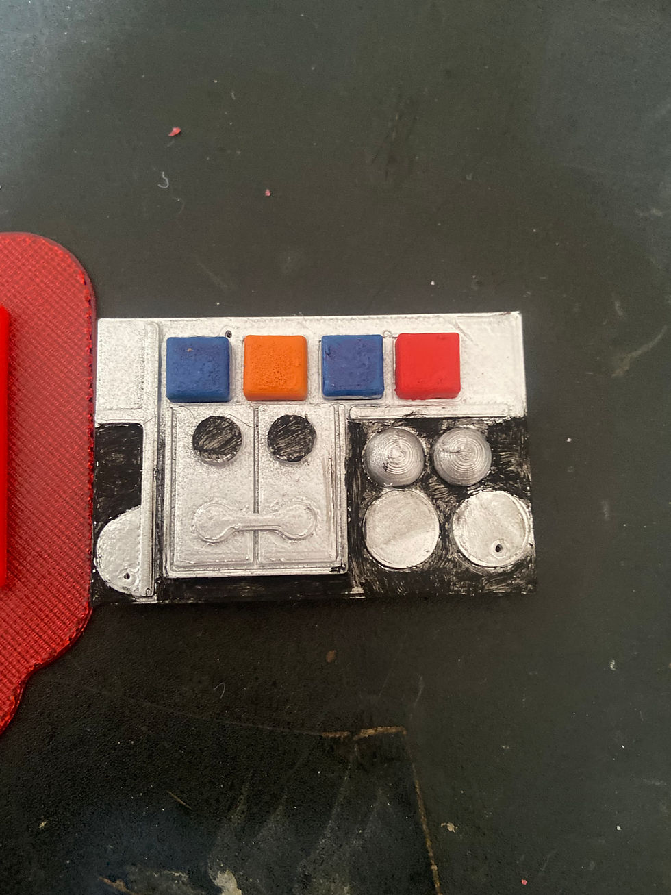 Thumbnail: Hoth Trooper–Style Rank Badge Greeble | Unfinished 3D Printed Part | Sci-Fi