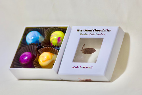 Tropical Bon Bons Box of 4 | West Maui Chocolatier Tropical Bon Bons Box of 4 | West Maui Chocolatier