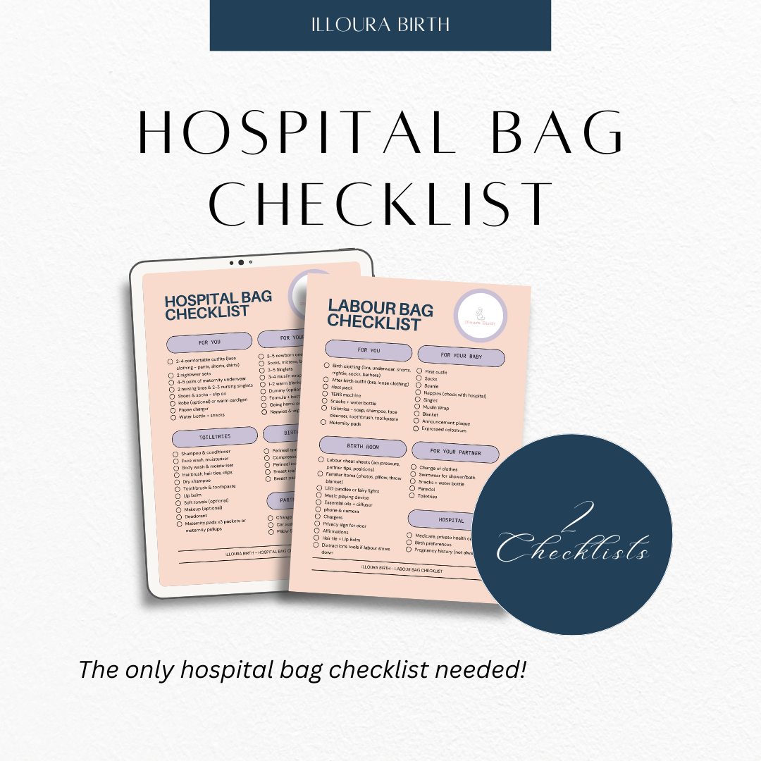 Vaginal Birth Hospital Bag Checklist