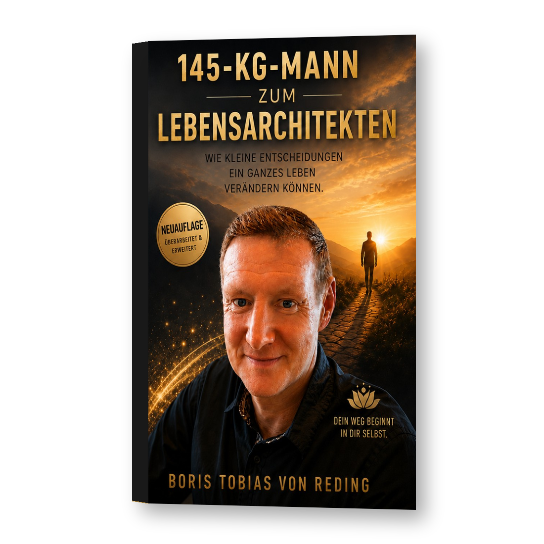 Vom 145-KG-Mann zum Lebensarchitekten – 3D Buchansicht