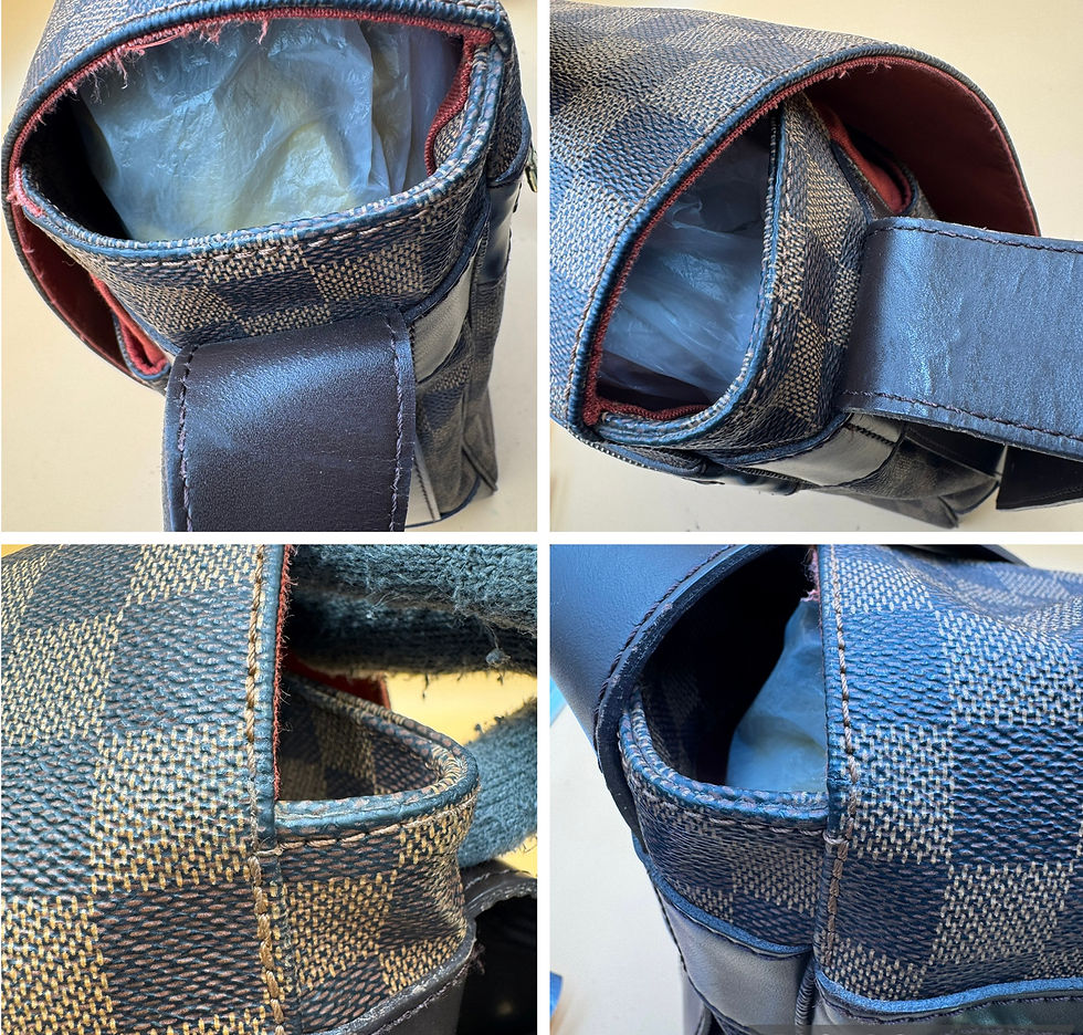 Thumbnail: LV Damier Ebene Bastille Messenger Bag