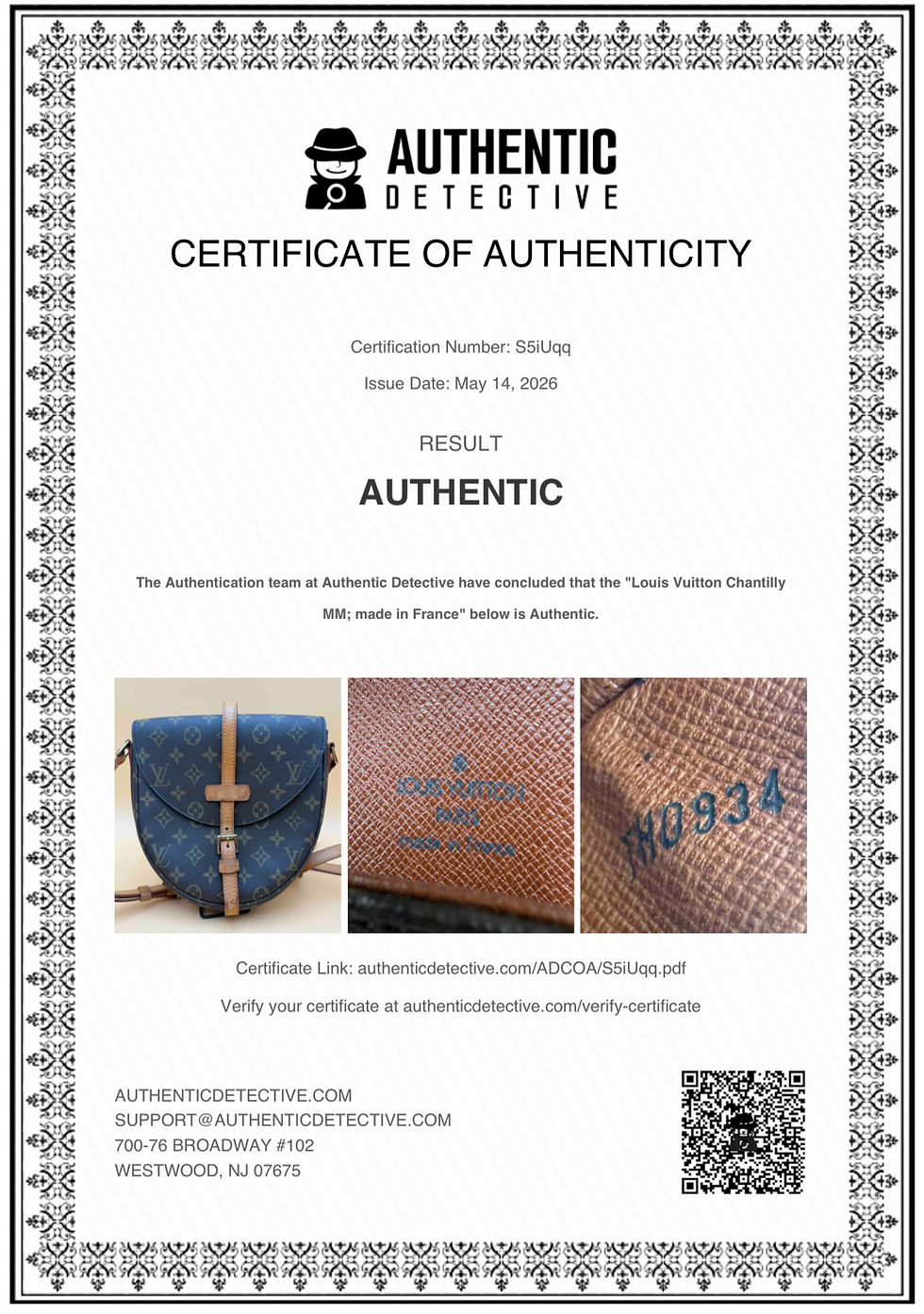 Thumbnail: LV Monogram Chantilly MM