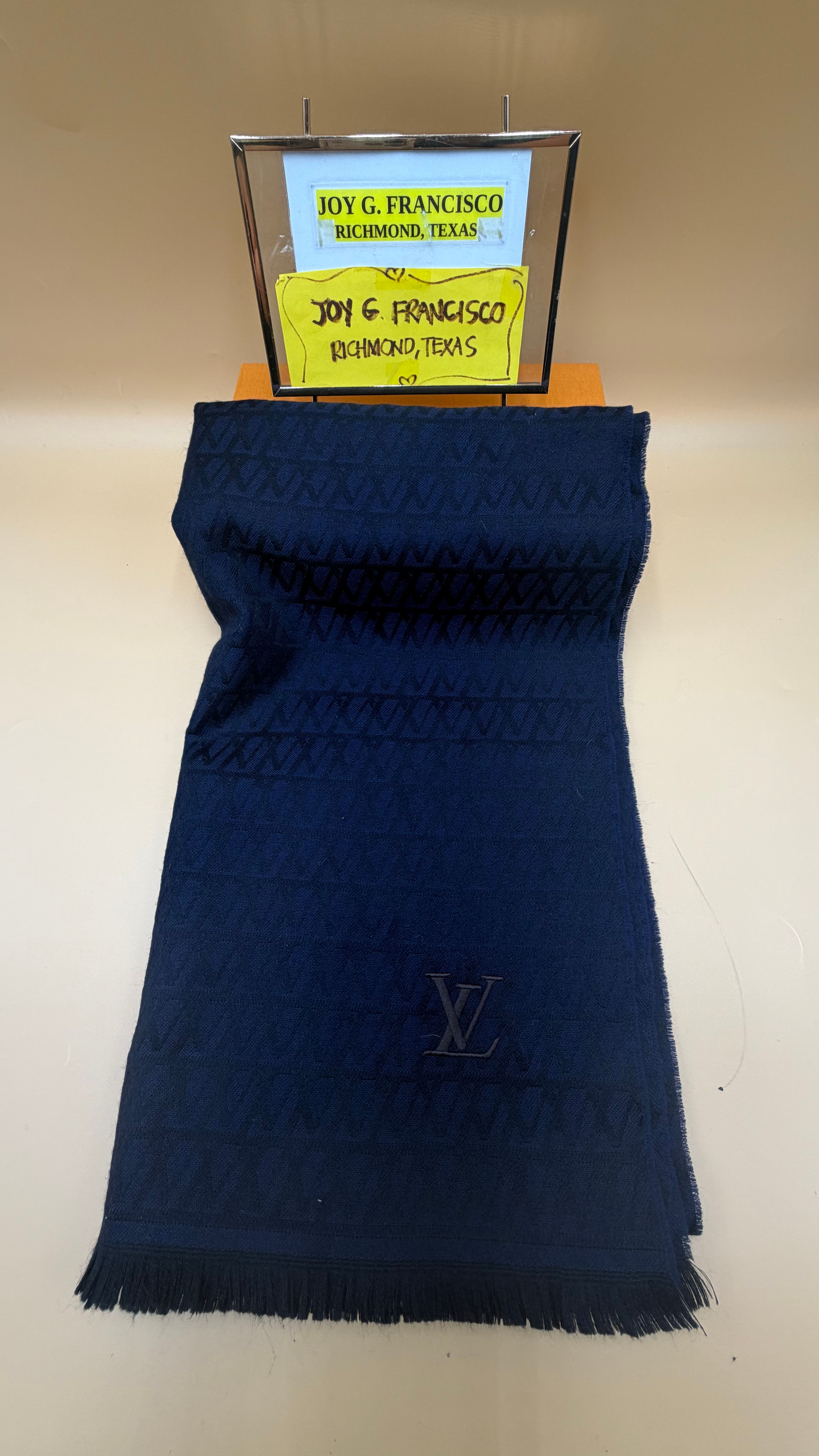 LV Wool Scarf