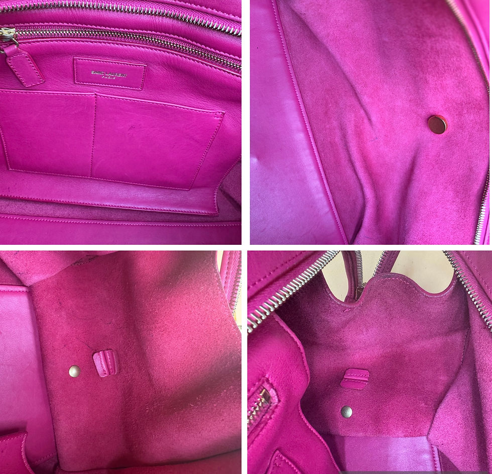 Thumbnail: YSL Pink Cabas Medium Tote