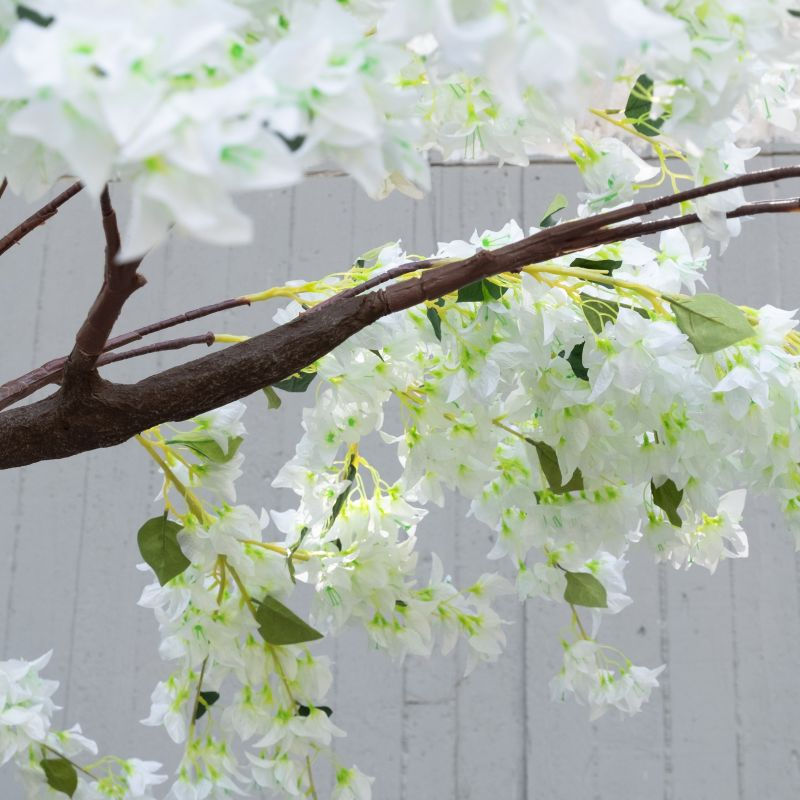 Thumbnail: ARTIFICIAL BOUGAINVILLEA TREE WHITE 320 CM