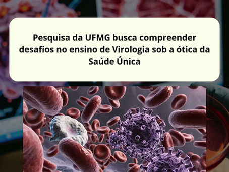 Pesquisa da UFMG busca compreender desafios no ensino de Virologia sob a ótica da Saúde Única