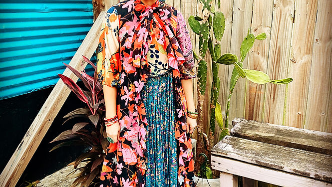 Christina was born and raised in Northern Nevada and for the past decade she has worked as a stylist. She is infatuated with costumes, set display and dressing up. She finds her own success in her love for retail by helping others feel powerful in their clothes. She has always had a passion for putting her own spin on everyday looks and bring them to the next level. Have you ever seen someone and said “I love what you’re wearing, but I could never pull it off?” Well that’s her specialty, she has clever tips and tricks to help you re-purpose while still being able to pull off any look. In 2019 she was given the opportunity to move to New Orleans a city that has been near and dear to her heart. She is excited to join the ricRACK family and bring her experiences and up beat energy to the store front.