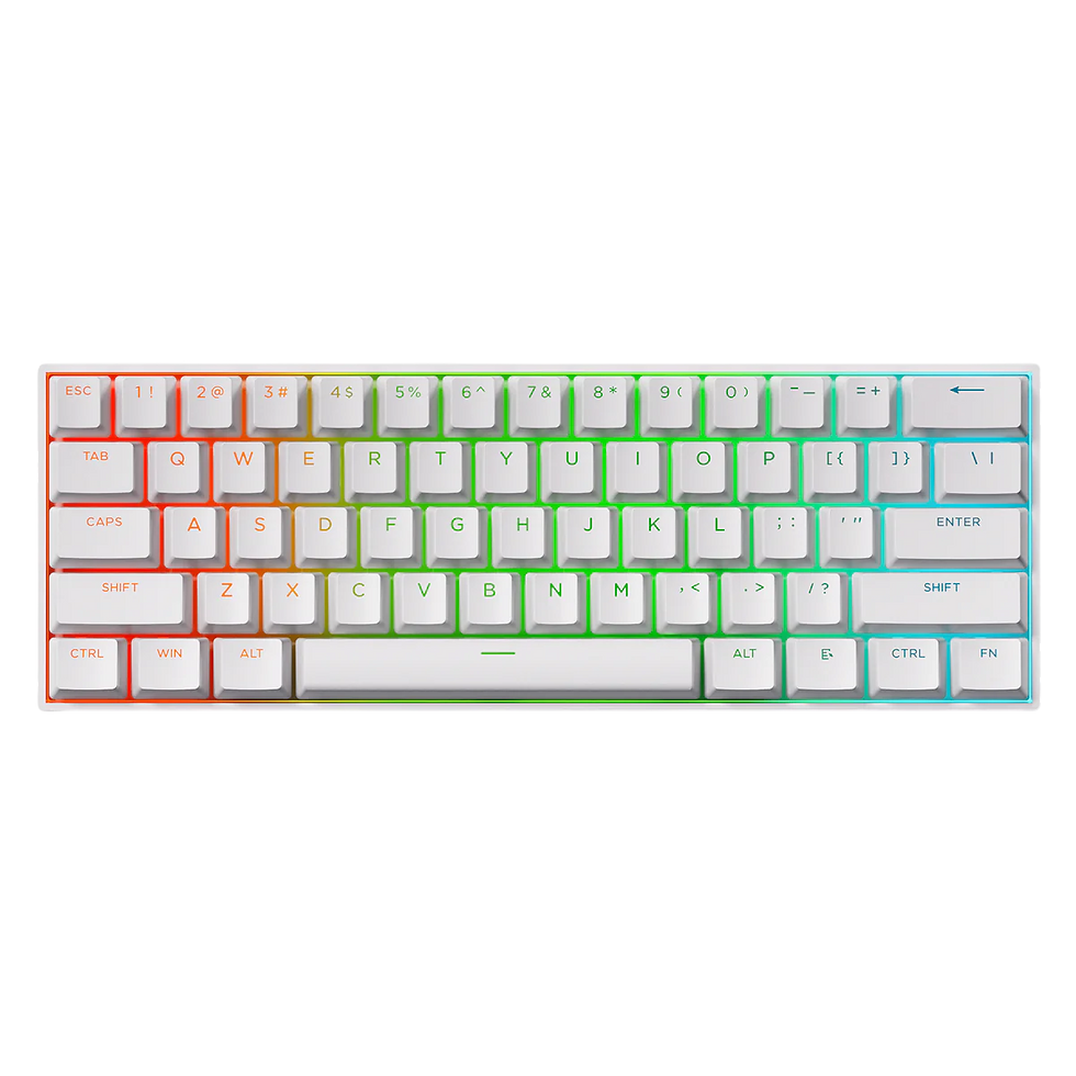 Teclado Gamer con iluminación RGB, tanto mecánico como magnetico