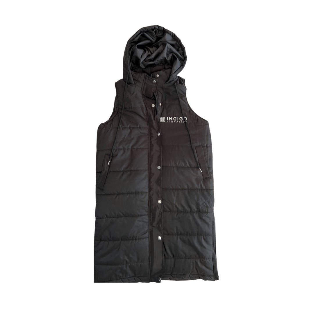 Indigo Vibration Printed Logo Vest