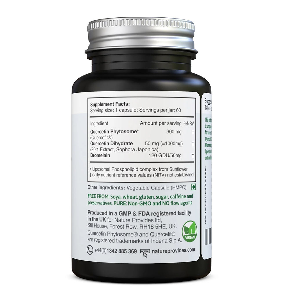 Thumbnail: Quercetin Phytosome® (Liposomal) Complex + Bromelain
