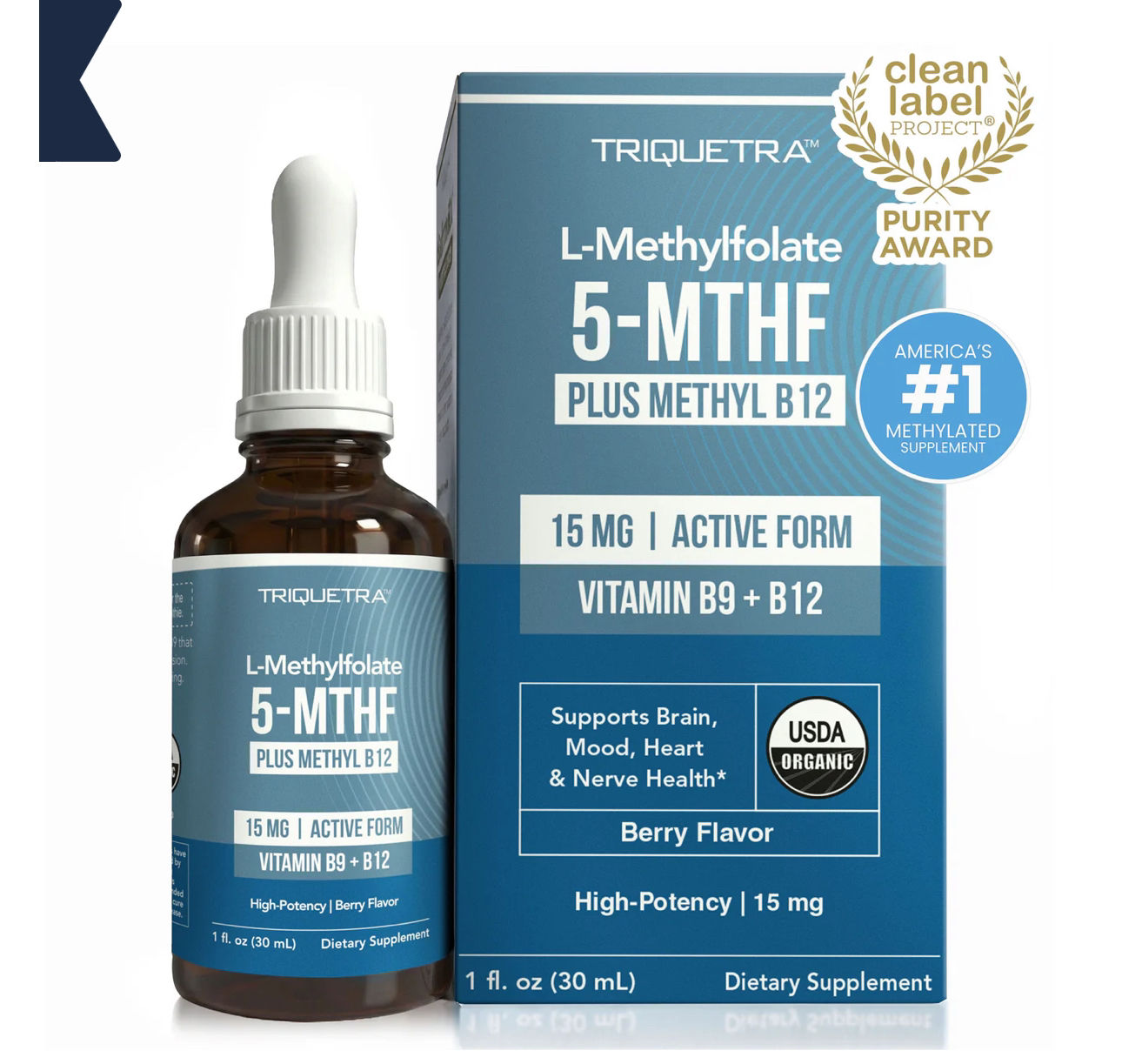 L-Methylfolate (15 mg) Plus Methyl B12 Capsules