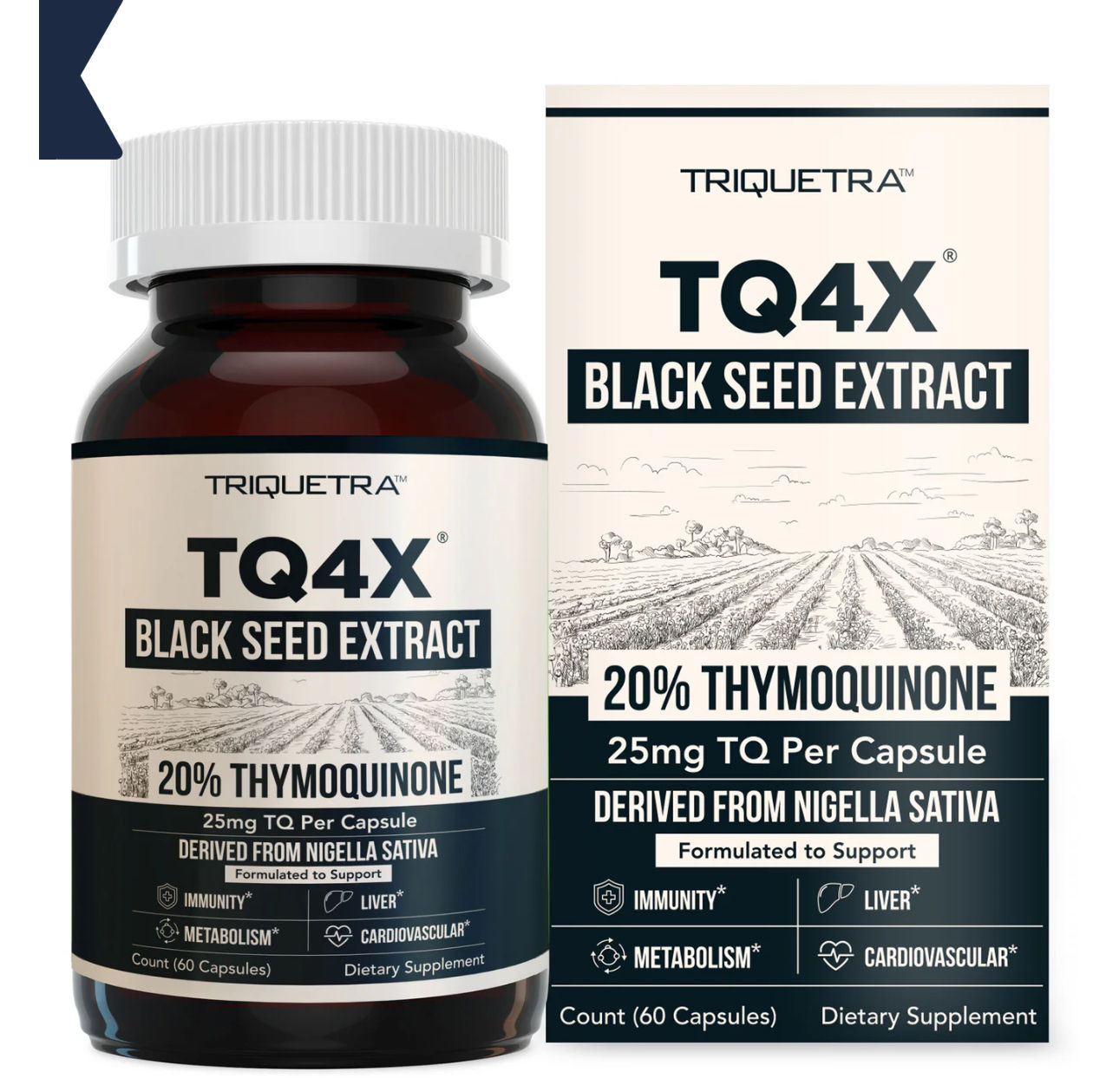 Black Seed Extract Capsules - TQ-Advanced® 4X 25mg