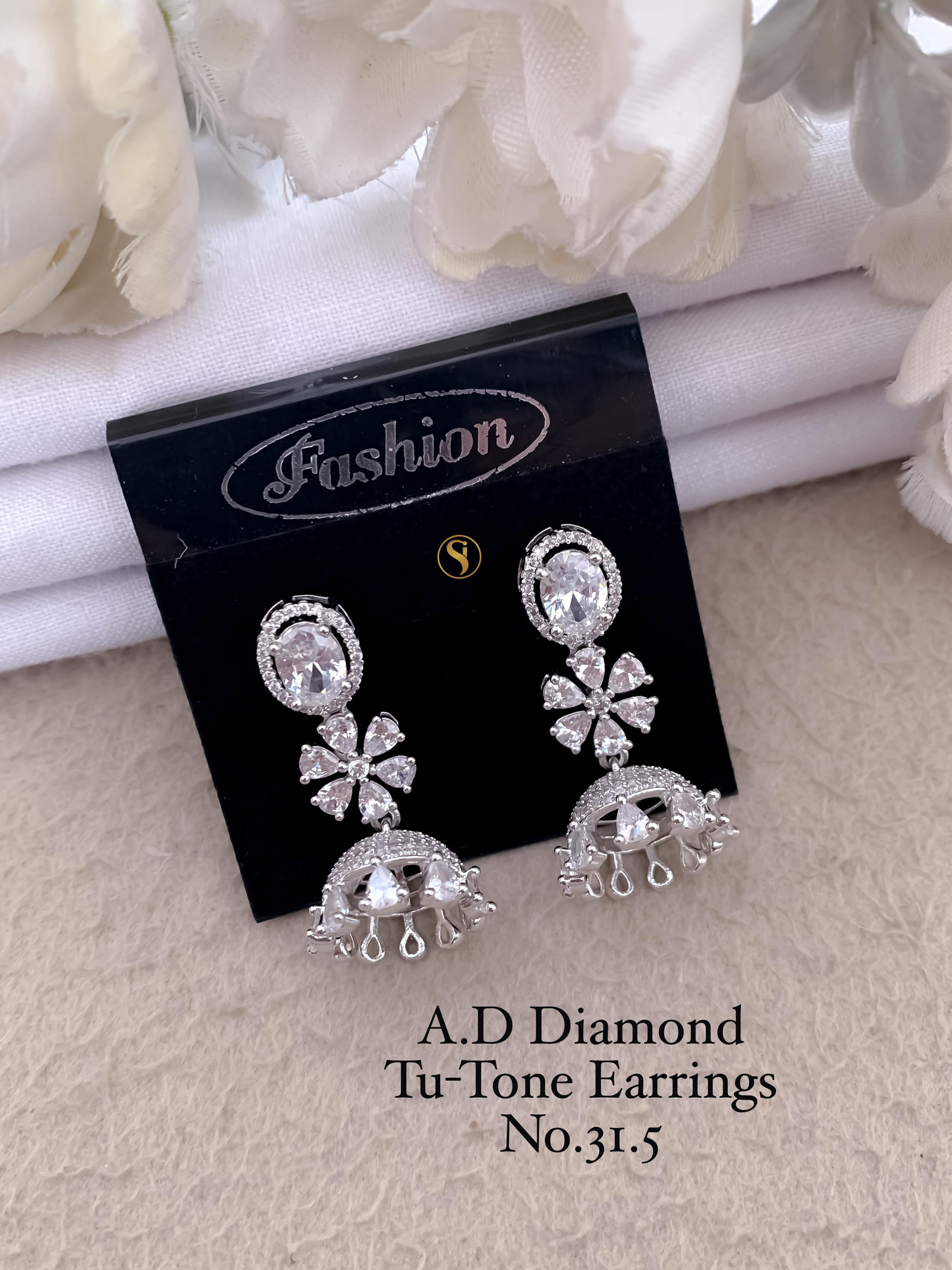A.D Diamond Choker Set  Jewellery – Designer Piece