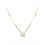 Thumbnail: ZALESTI Gold-Plated Mangalsutra Necklace with Crystal Pendant and Black Beads...