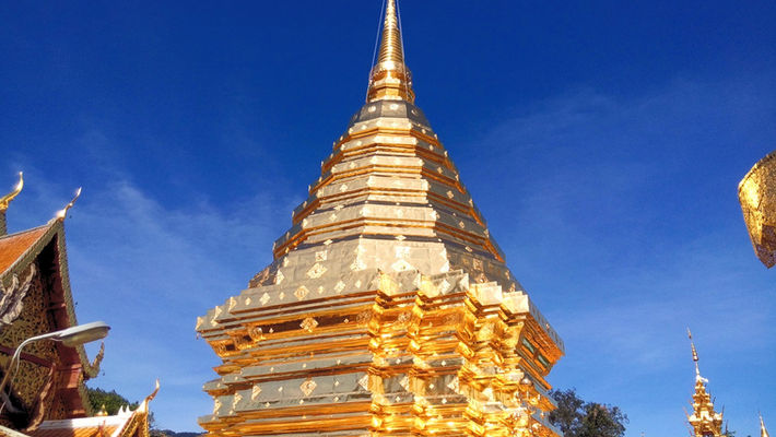 チェンマイのシンボル：ワット プラタート・ドーイステープ