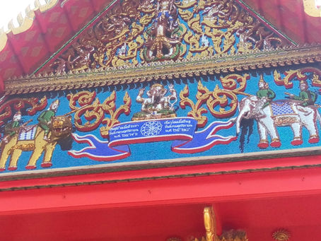 象の道があったお寺:ワット バーンチャーン タイ