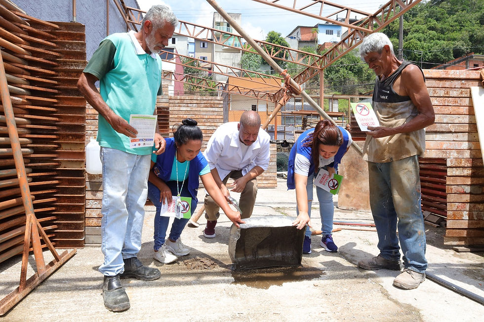 Saúde de Mauá realiza ação de prevenção à dengue no Jardim Elizabeth