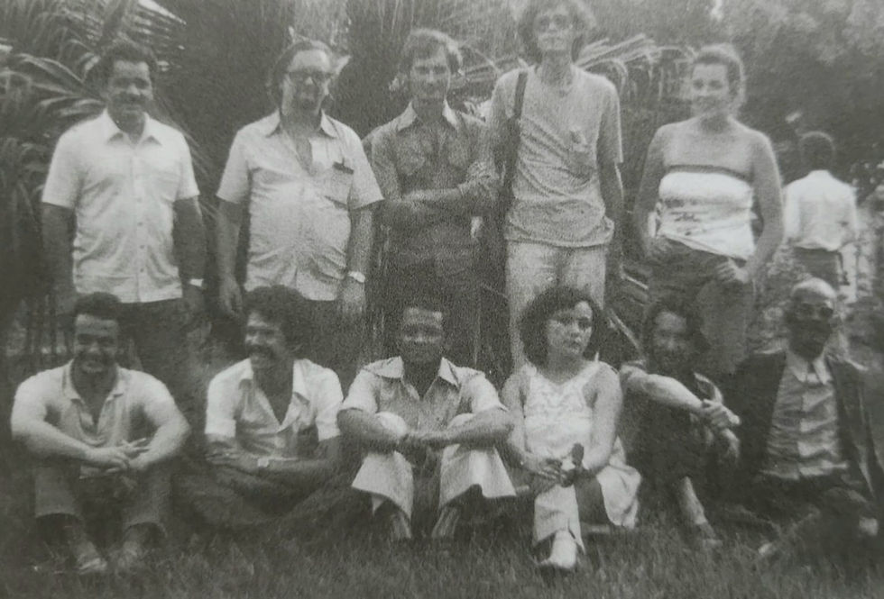 Membros do Colégio Brasileiro de Poetas que frequentavam o Grêmio Monteiro Lobato - Acervo de Aristides Theodoro