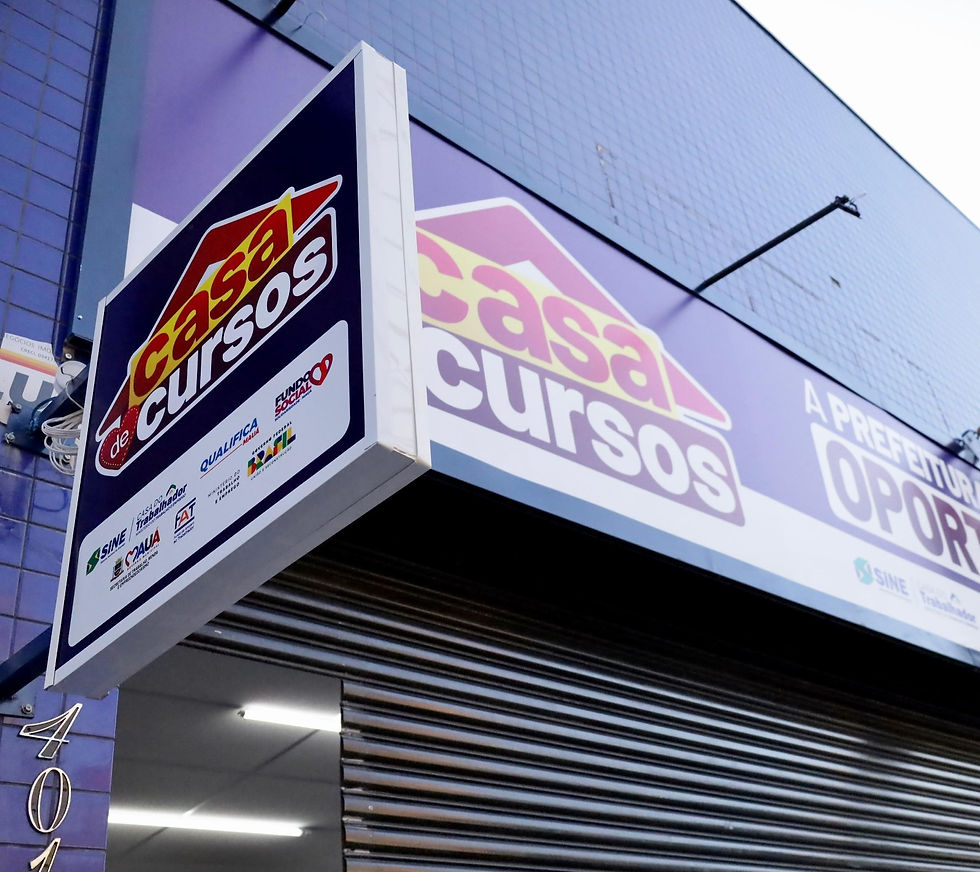 A Casa de Cursos está localizada na Avenida Castelo Branco, 401 - Jardim Zaíra Foto: Diego Barros /PMM