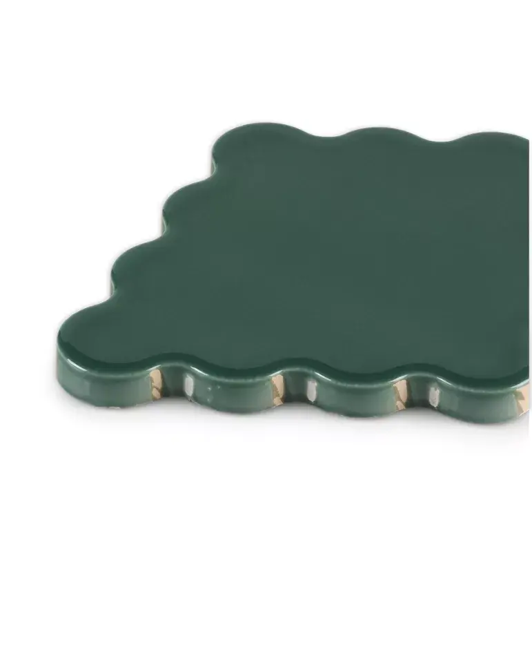 Thumbnail: Ashton Meadows by Studio McGee 6" Diamond Scallop Field Tile Ann Sacks