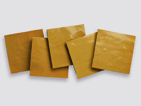4" X 4" Zellige Tile in Color Caramel