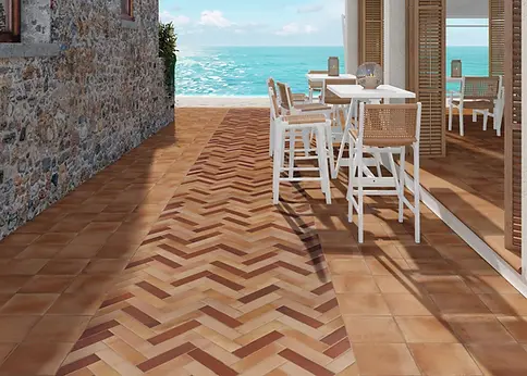 Spanish Style Tiles 9 X 9 Made in Spain Color Teja